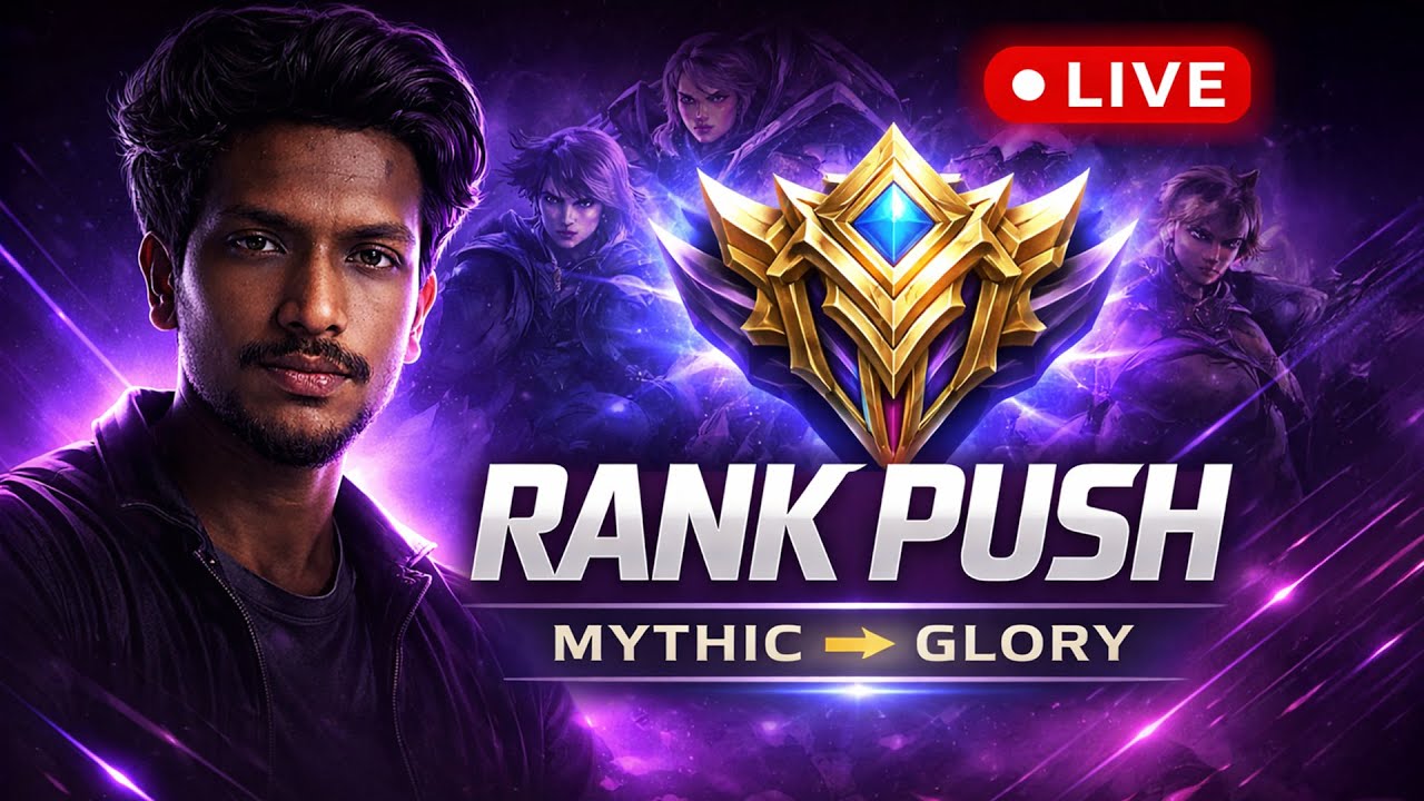 🔴 RANK PUSH LIVE | Mythic → Glory | MLBB | Gaming |
