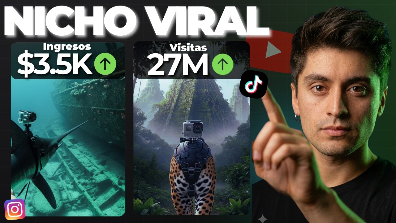 Encontr&eacute; un NUEVO NICHO de IA que GENERA 50M+ de Vistas 🤯