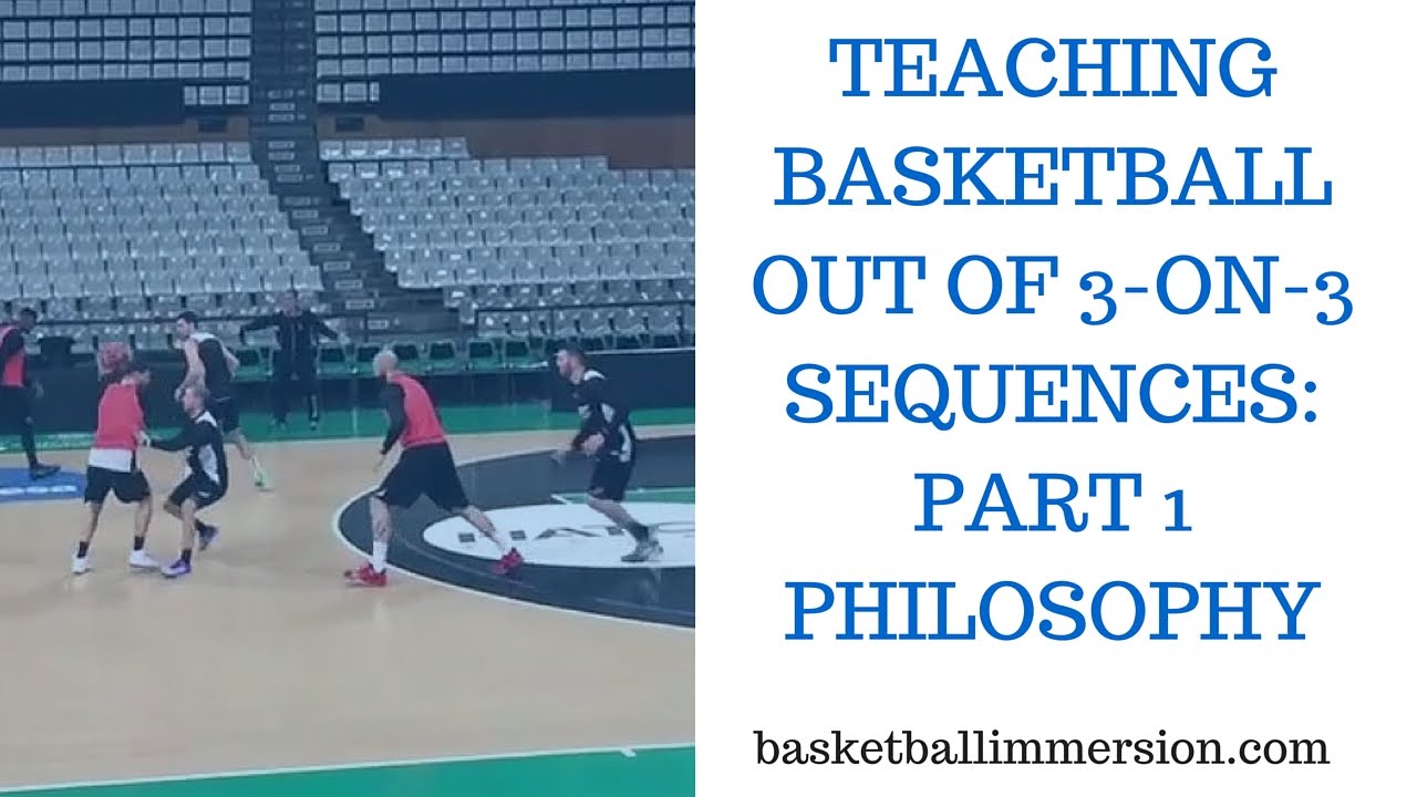Teaching Basketball Out of 3-on-3 Sequences: Part 1 Philosophy