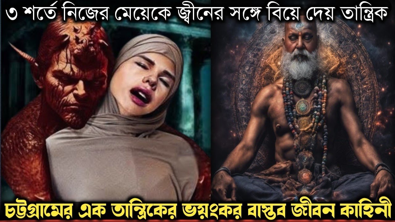 ভয়ংকর ৩ শর্তে জ্বীনের বাদশার সঙ্গে নিজের মেয়েকে বিয়ে দেয় তান্ত্রিক Bangla horror real life story