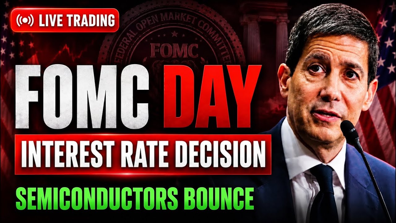 FOMC Interest Rate Decision 🚨 Tech Stocks Rebound | Live Trading Stock Market Today
