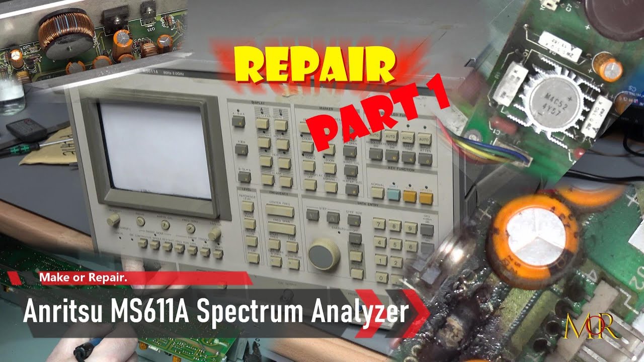 Ремонт анализатора спектра Anritsu MS611A Часть 1 #0048