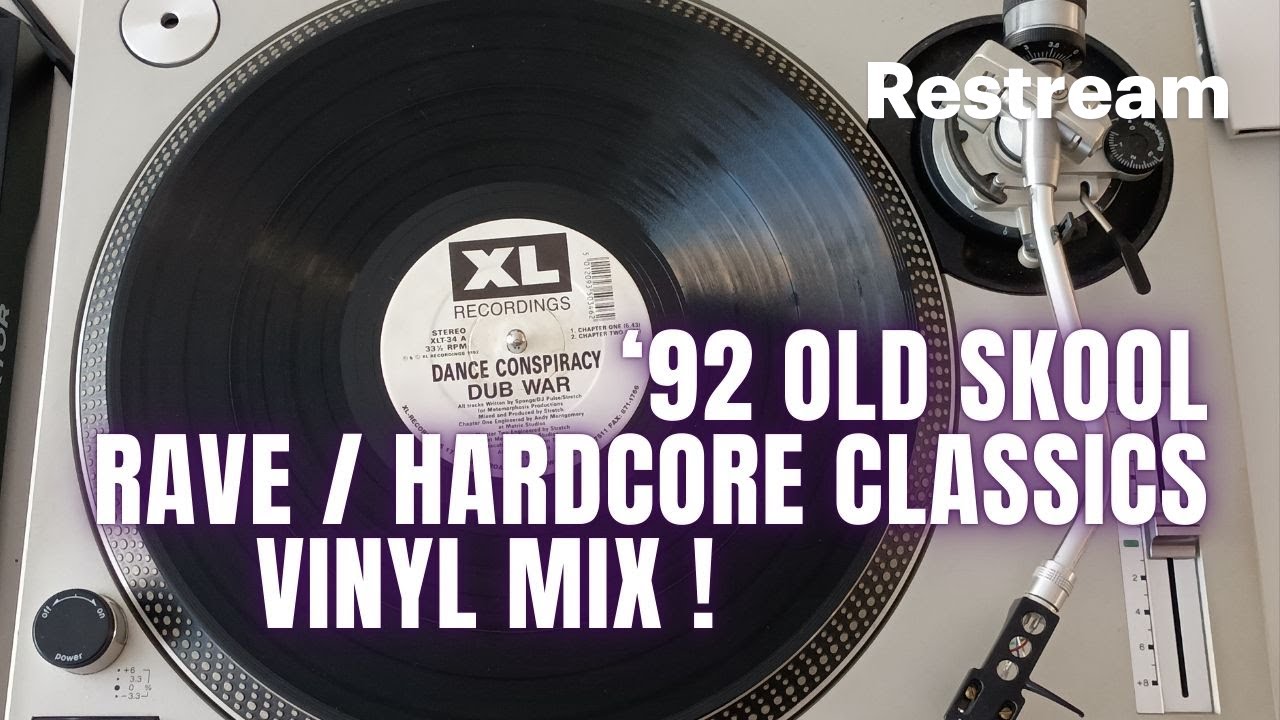'92 Old Skool Rave/Hardcore Classics on Vinyl - DJ Creativity Live Stream
