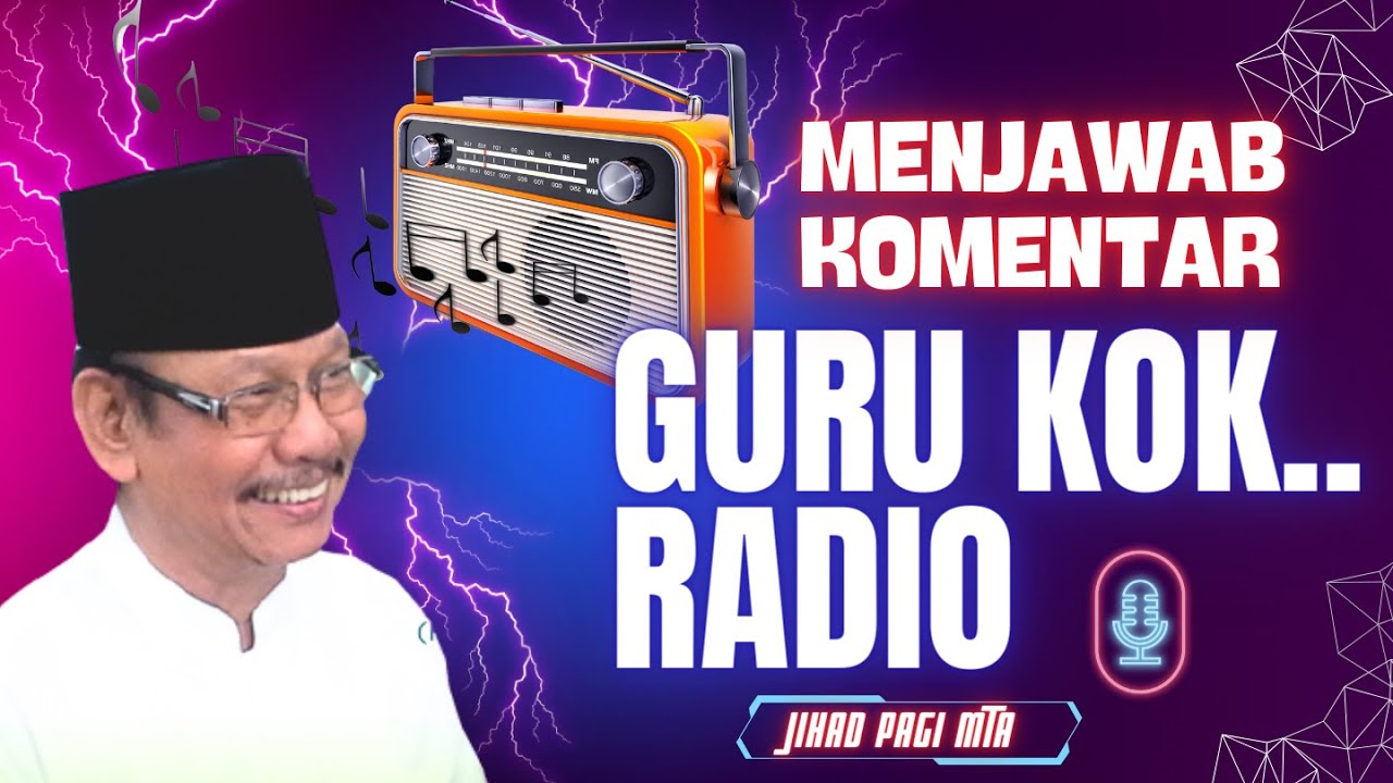 Jawaban Ustad Drs. Ahmad Sukino Guru Pengajian di Radio Kok Didengar || Rekaman Jihad Pagi MTA