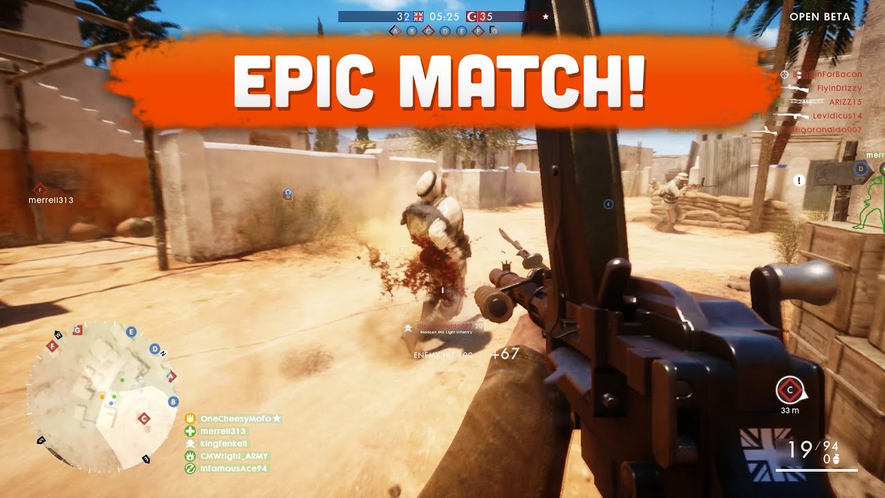 EPIC 81 KILL MATCH! - Battlefield 1 (Multiplayer Beta Gameplay)