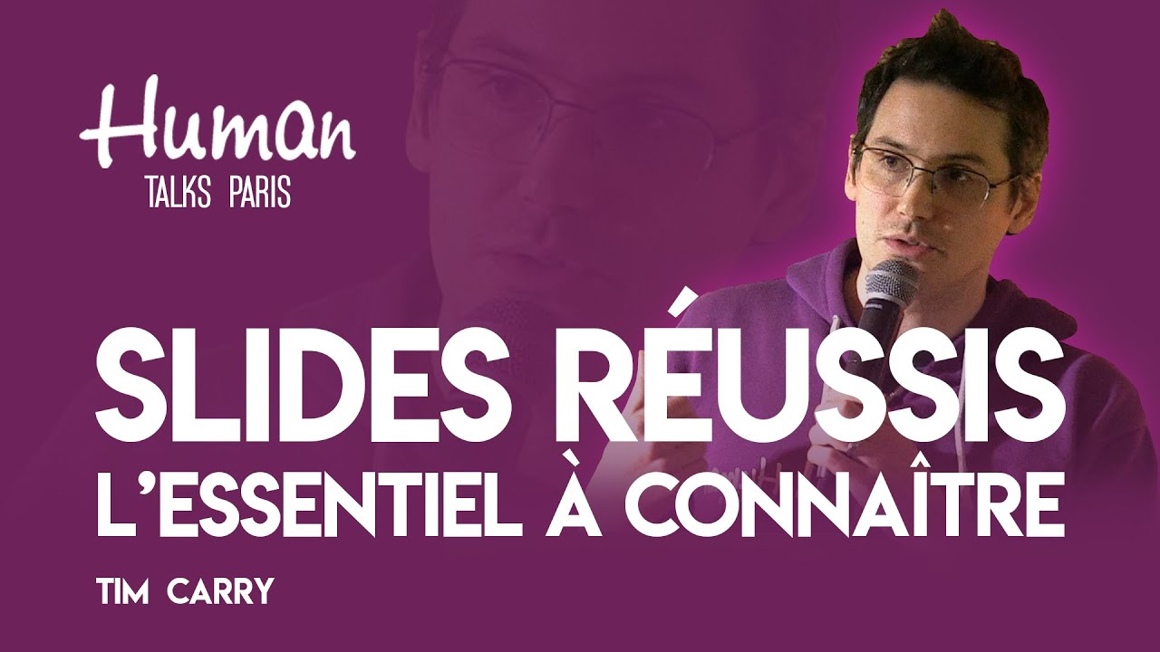 Slides réussis : l’essentiel à connaître par Tim Carry.