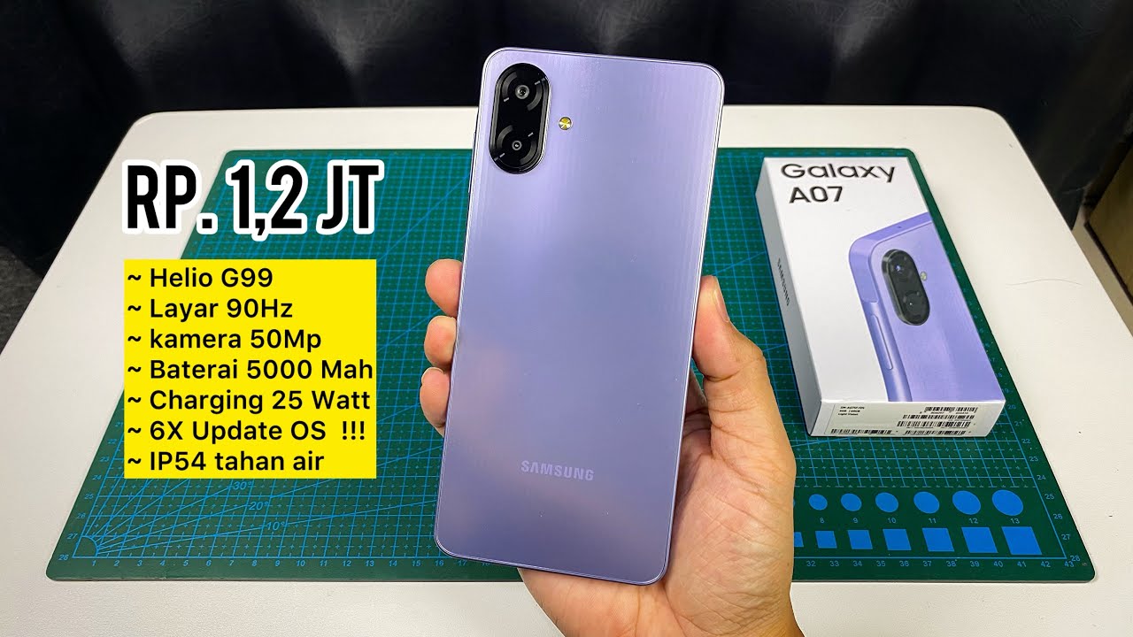 Unboxing Samsung Galaxy A07, Hp Termurah Samsung di 2025 !! Speknya Mantap nih !!!