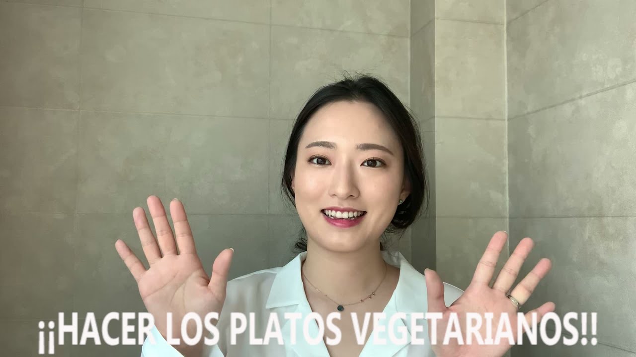 HACER LAS COMIDAS VEGETALES!/Comer los platos vegetariano :) Vegano/Comida típica/Bibimbap