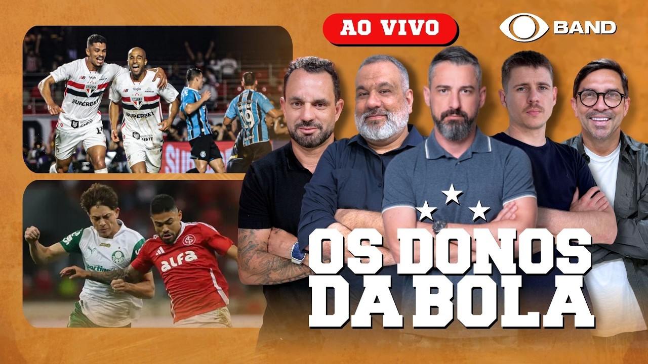 GRÊMIO PASSA VERGONHA EM SÃO PAULO | INTER RECEBE O PALMEIRAS | Os Donos da Bola RS 12/02/26