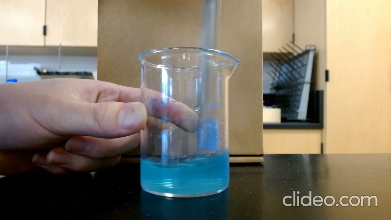 Copper (II) Sulfate Solubility Test