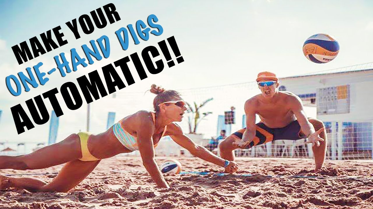 Make Your One-Hand Digs AUTOMATIC!!! Beach Volleyball Tutorials