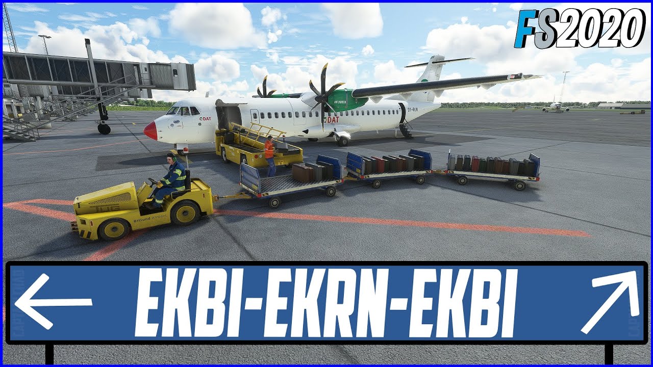 LIVE MSFS | Real World DAT OPS | Billund to Bornholm (Round Trip) | ATR 72-600