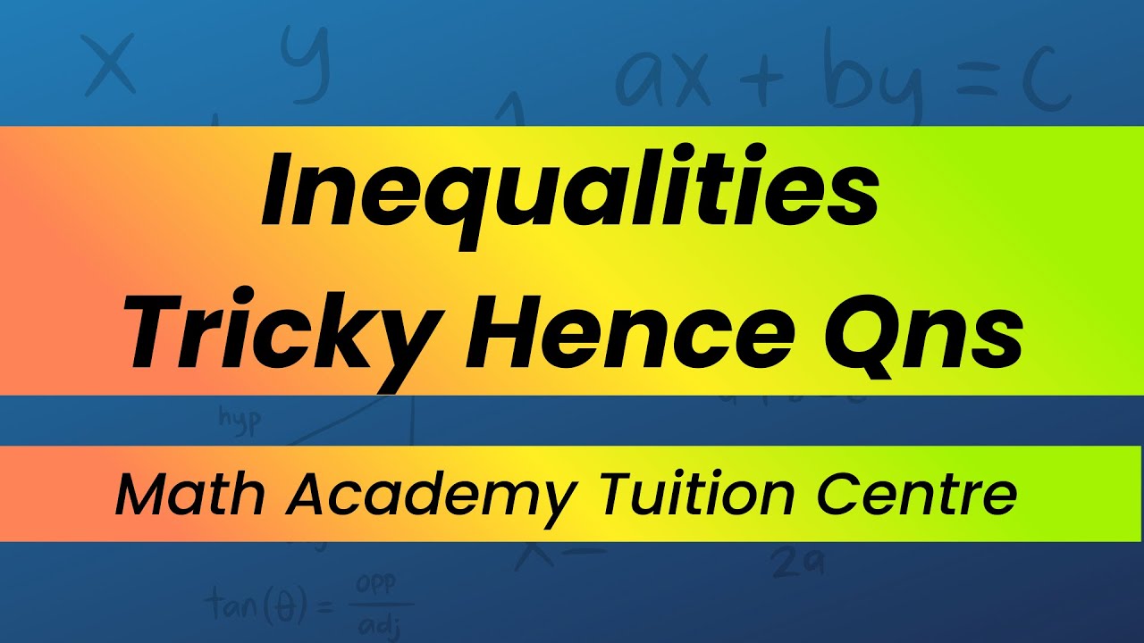 JC H2 Maths Tuition | Inequalities with Modulus: Opening |x| less than k & Using Complements