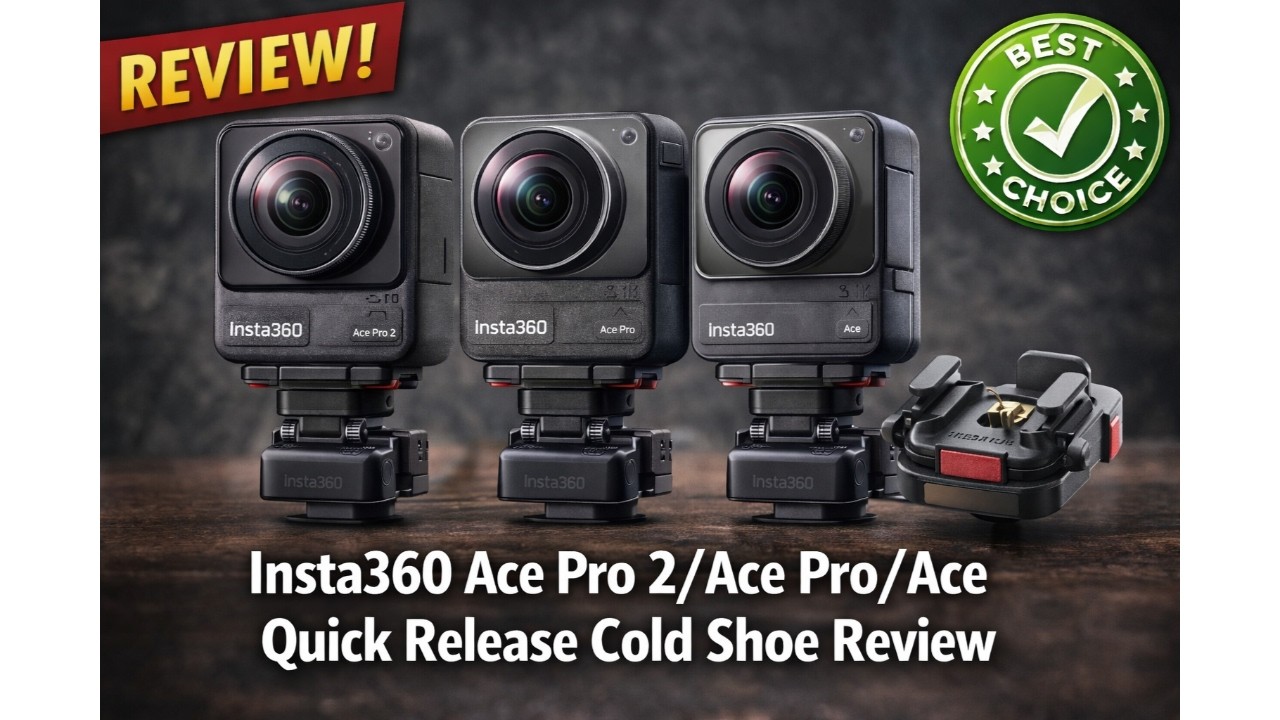 📷 Insta360 Ace Pro 2/Ace Pro/Ace Quick Release Cold Shoe Review 🎥