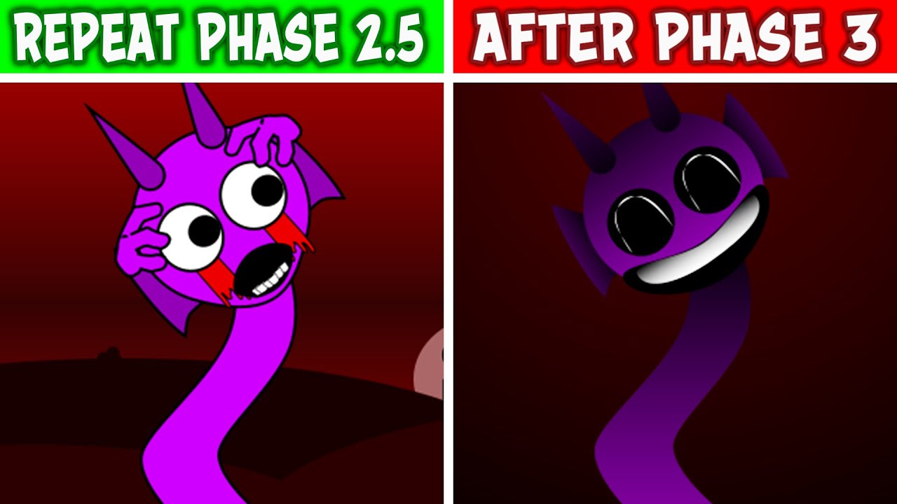 Sprunki Phase 2.5 But Everyone Is REPEAT After Phase 3