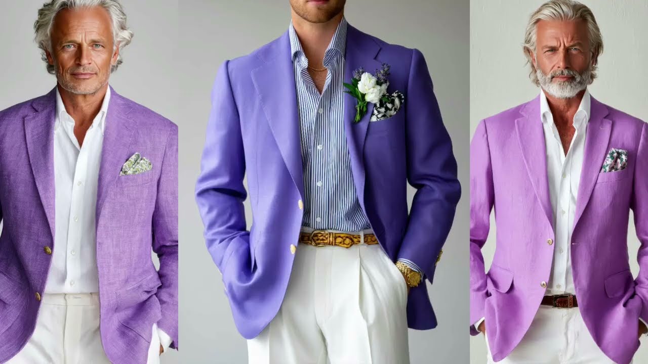 Lavender & White Spring/Summer 2026/27  Outfits That Make Dressing Easy for Men 50+