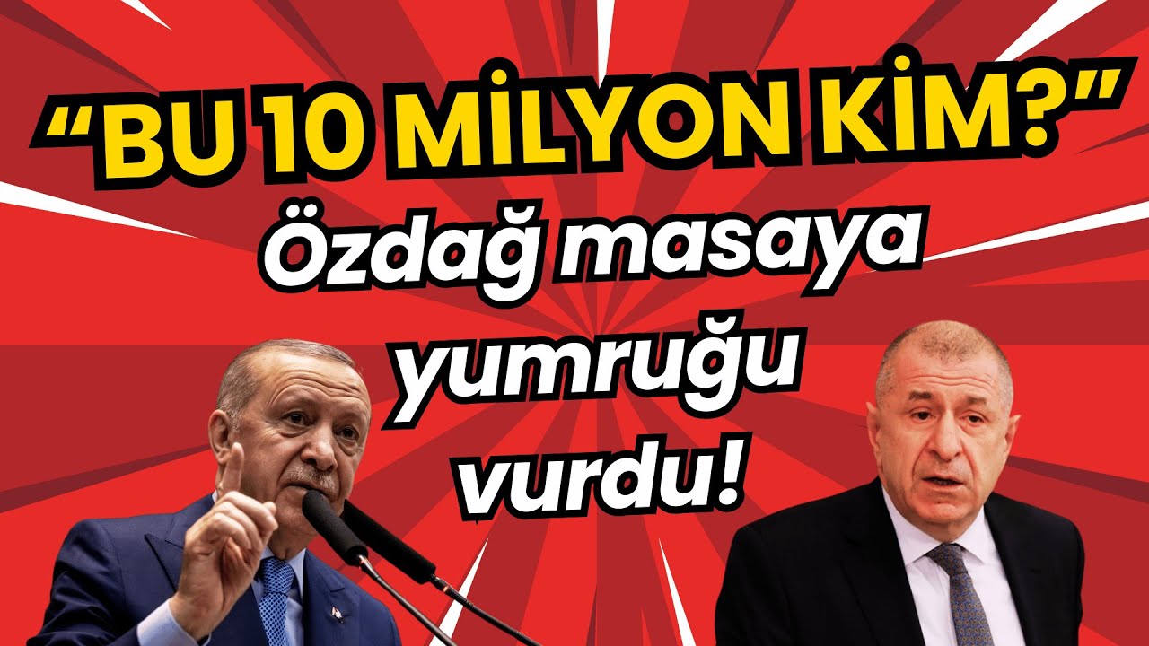 &ldquo;Bu 10 Milyon Kim?&rdquo; &Uuml;mit &Ouml;zdağ Masaya Yumruğu Vurdu!