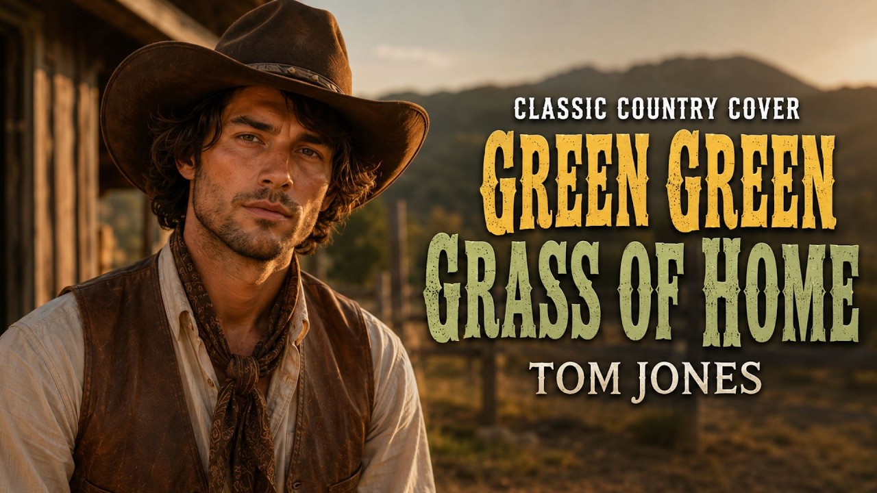 Green Green Grass of Home &ndash; Tom Jones Cover (Lyrics) | Classic Country Cover | Dusty Road Classics