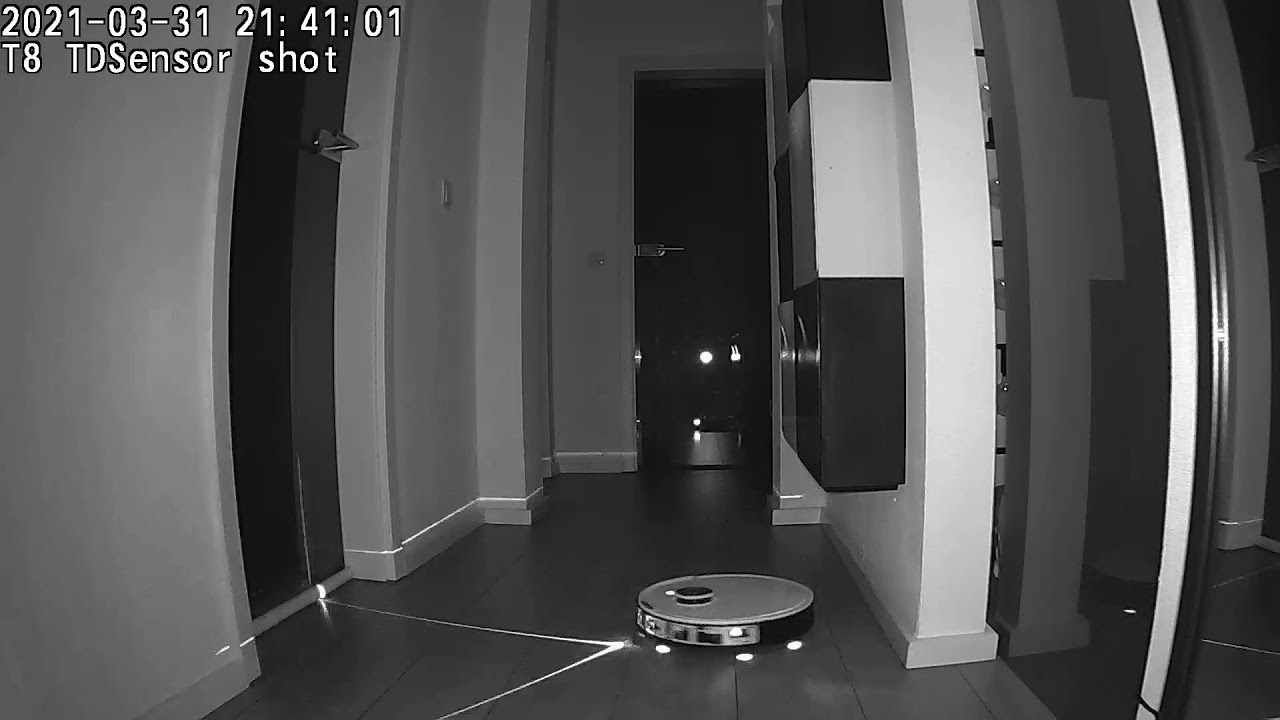 Ecovacs Deebot Ozmo T8+ Sensor Visualisation