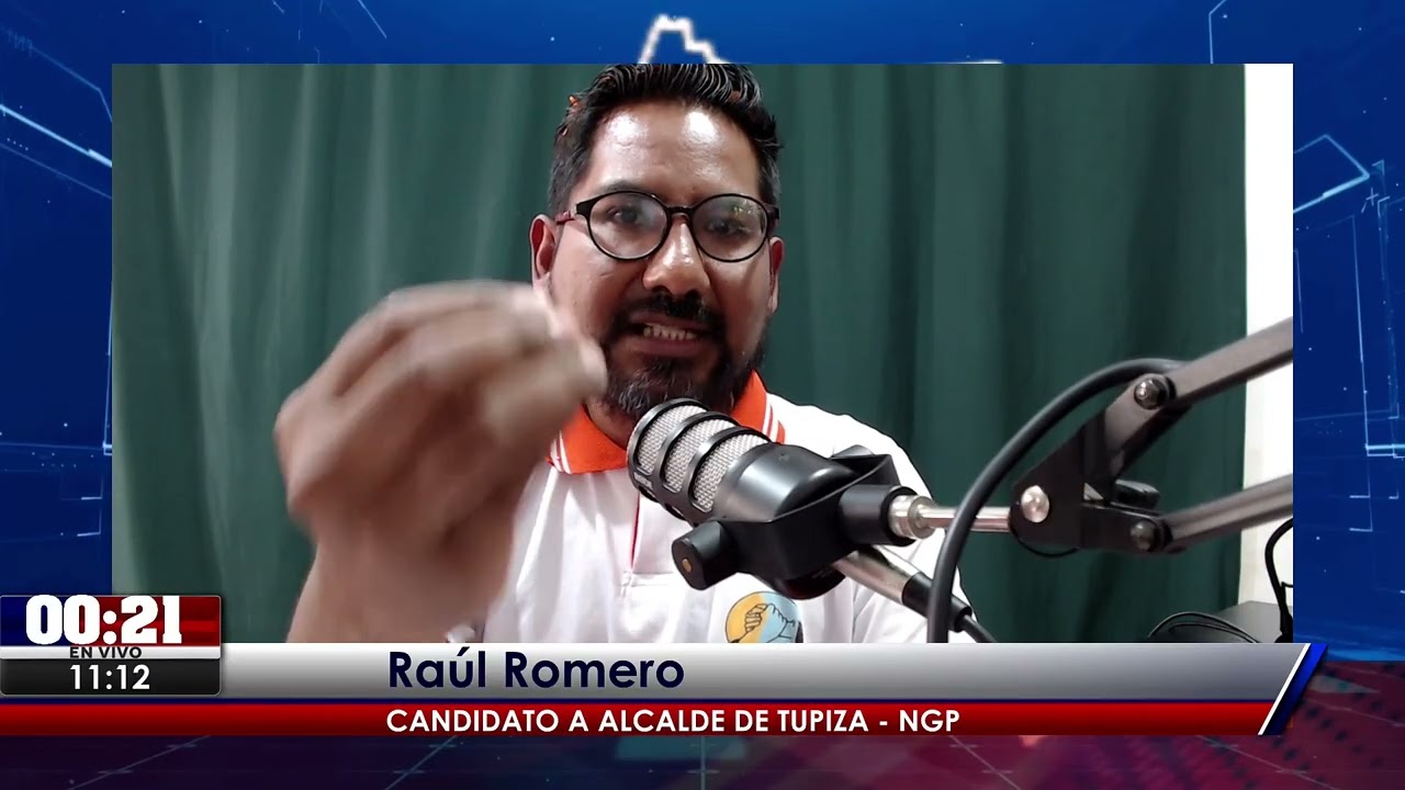 Candidato invitado Raúl Romero, Candidato a Alcalde de Tupiza - Nueva Generación Patriótica (NGP)