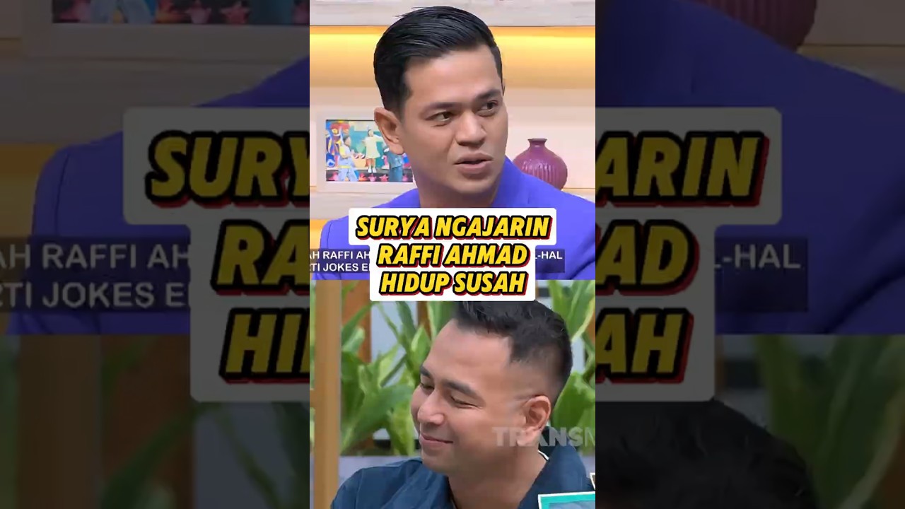 KETIKA RAFFI DI TES SURYA PERNAH SUSAH NGGAK #suryainsomnia #raffiahmad #shorts #meme #viral