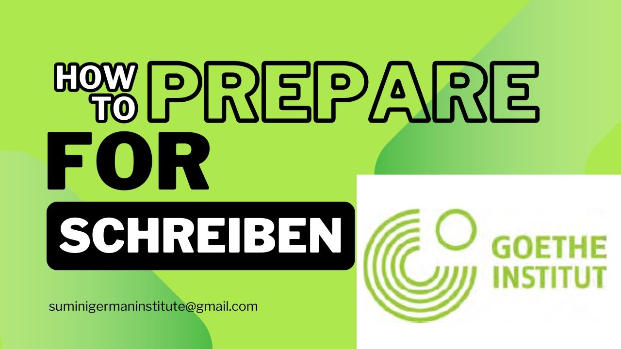 How To prepare For Schreiben B1 Goethe exam {Goethe zertifikat}