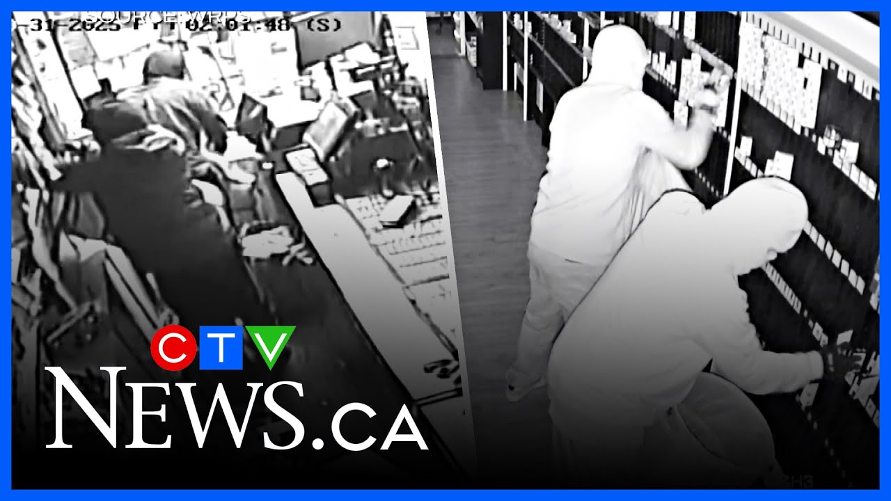 Vape store robberies caught on camera