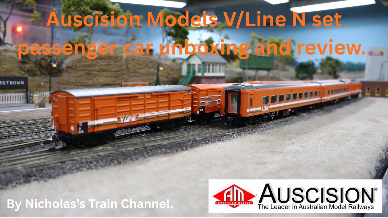 101. Best passenger carriages in HO scale? Auscision Models V/Line N set carriage unboxing & review.