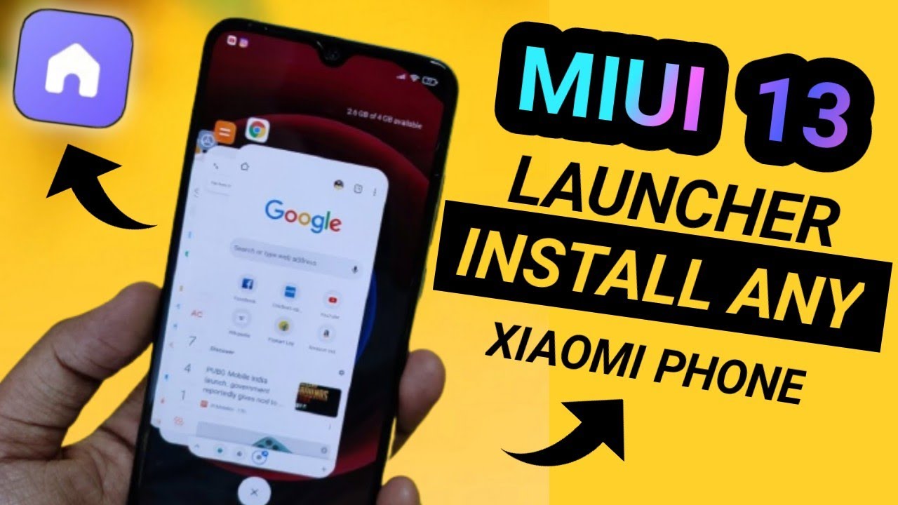 how to install miui 13 launcher in any xiaomi phone || MIUI 13 launcher download