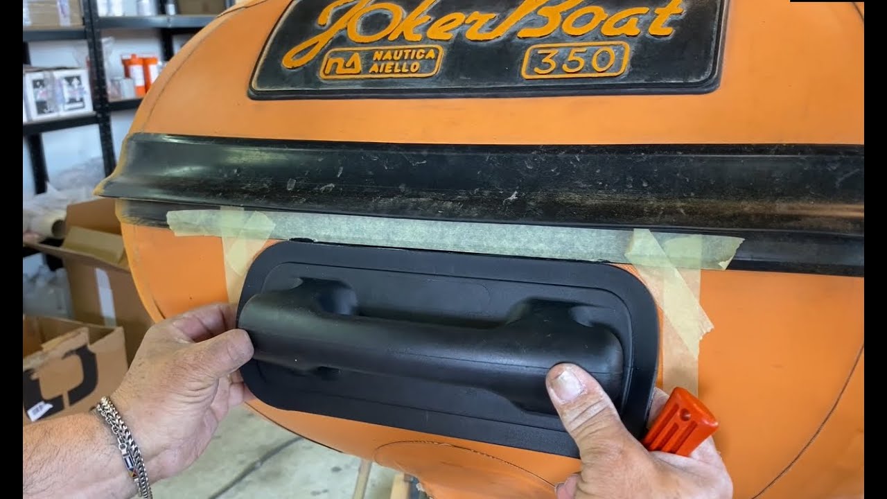 Come incollare correttamente qualsiasi accessorio, su gommoni in neoprene ( con Salvatore Aiello)