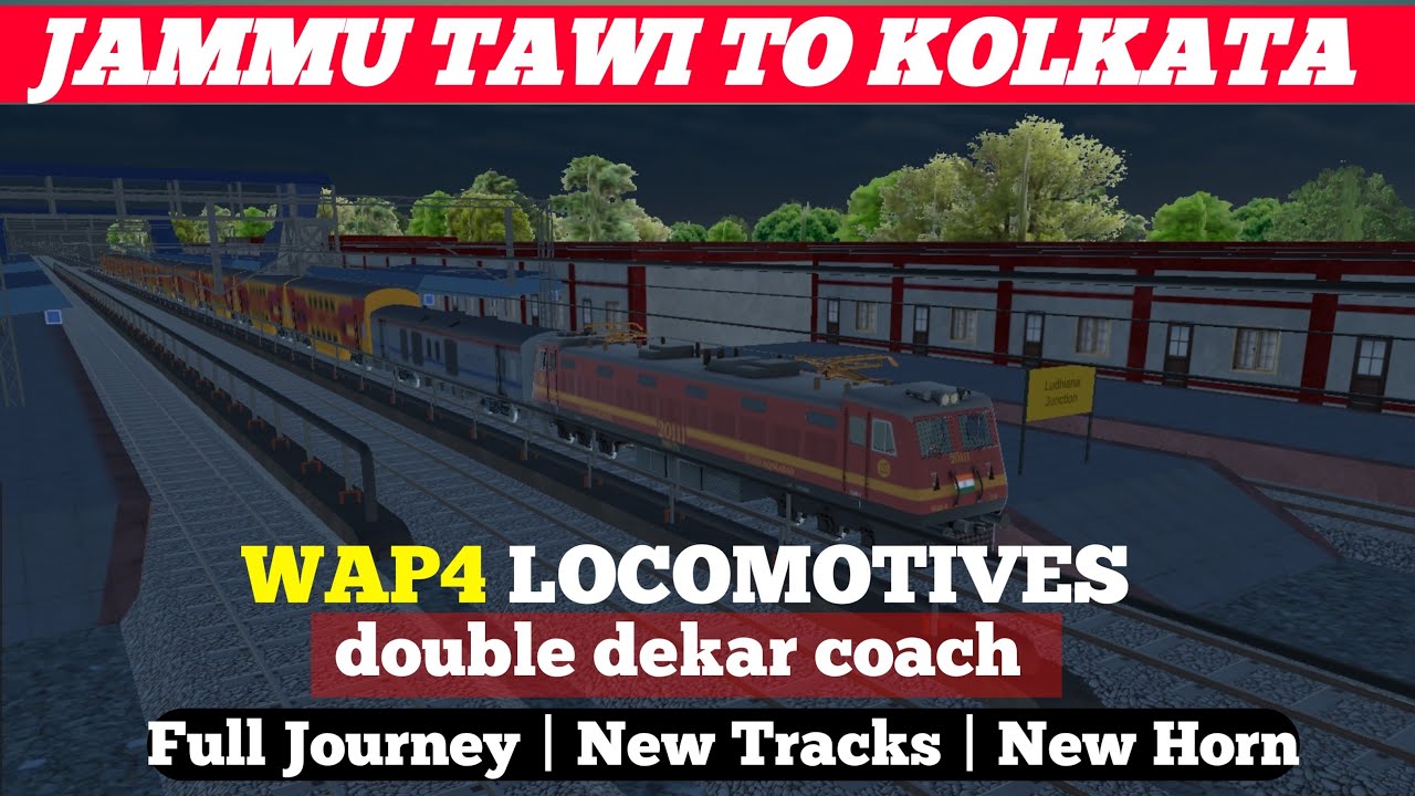 13152 JAMMU TAWI TO KOLKATA IS LIVE.