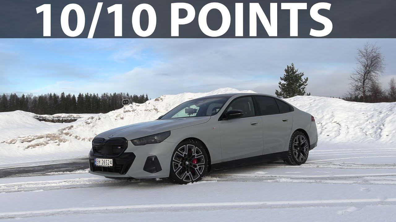 Тест запаса хода BMW i5 M60