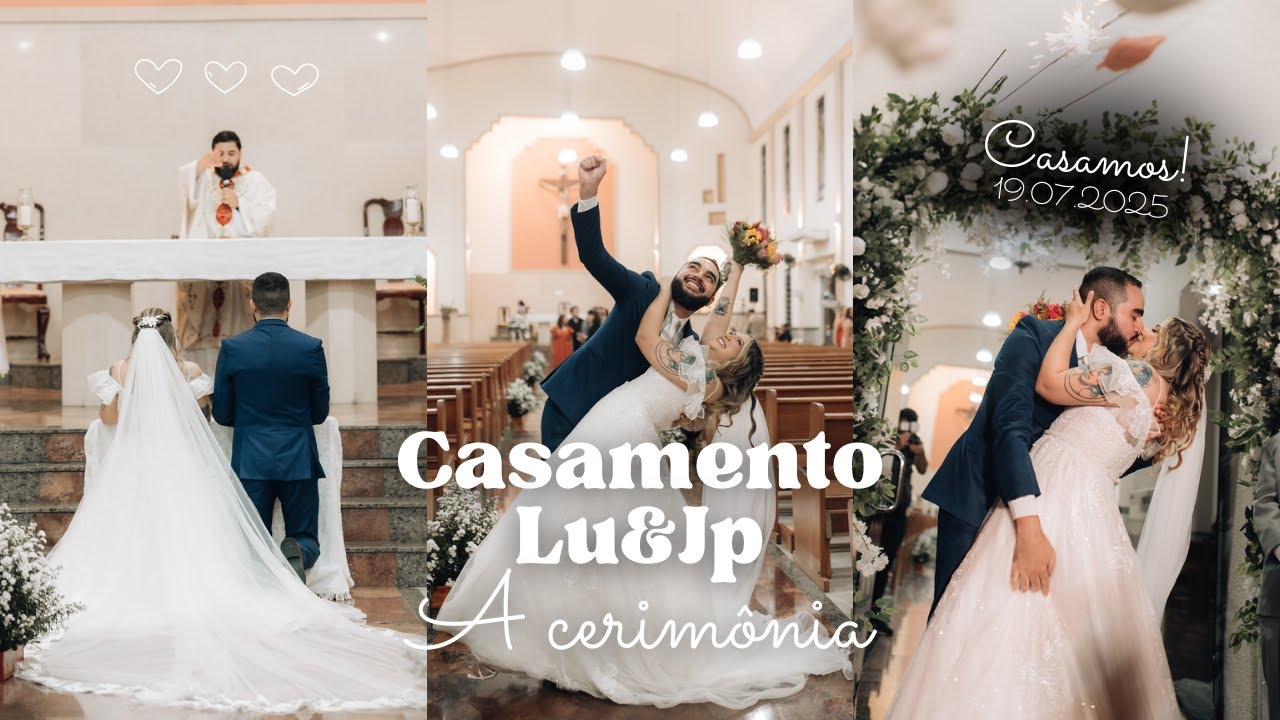 Nossa cerimônia de casamento ❤️ | Um dia inesquecível – Lu & JP