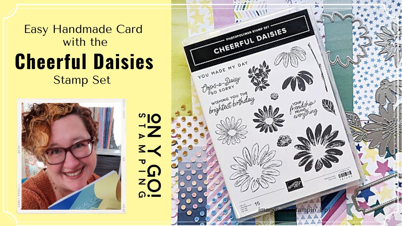 Create an Easy Handmade Card with the NEW Cheerful Daisies Stamp Set