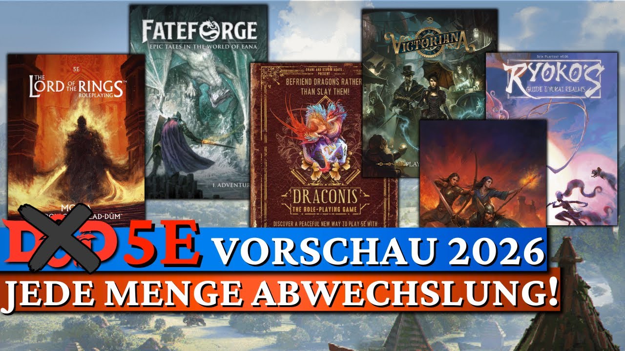 5E OHNE D&D - die spannendsten Releases 2026!