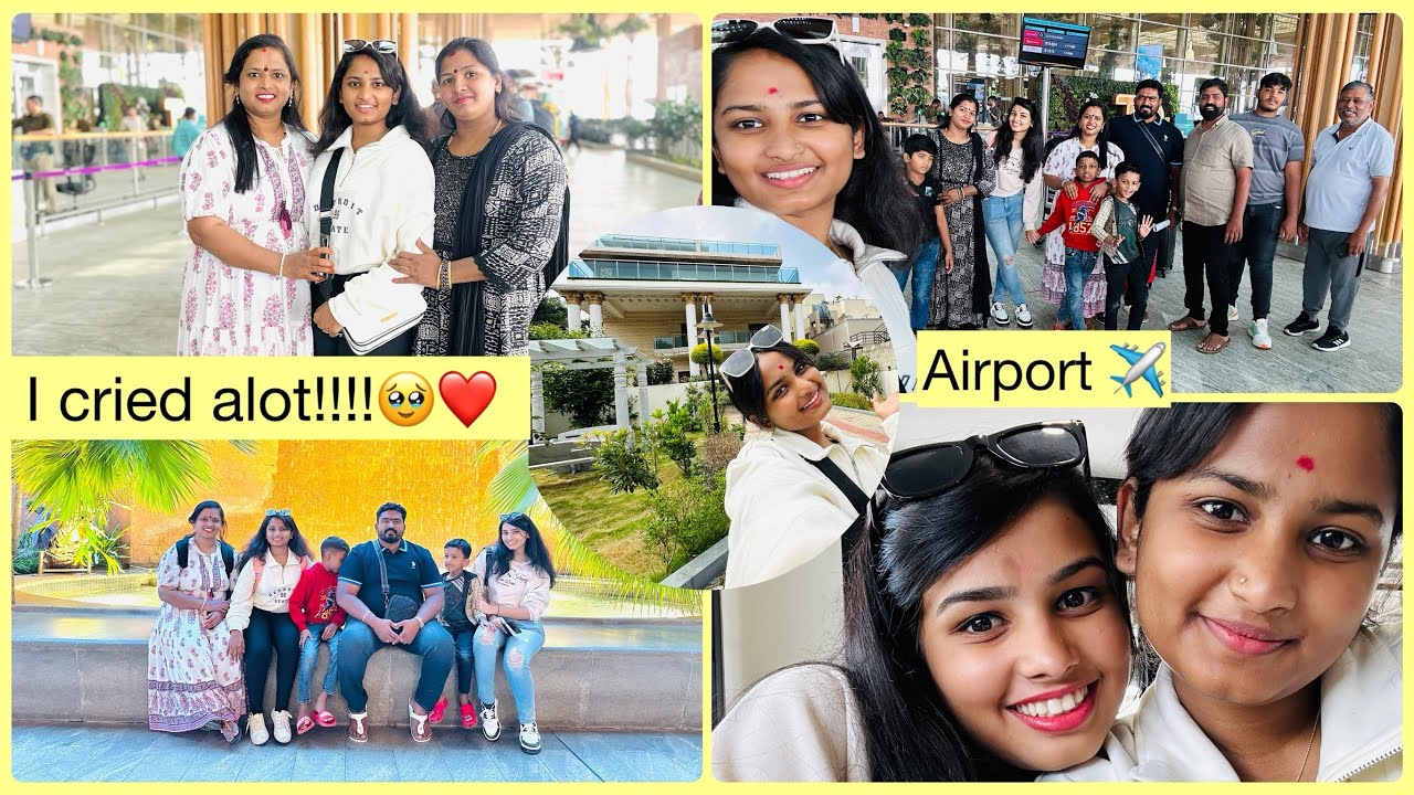 Such an Emotional Vlog🥹❤️||leaving my Home 🏡||Airport look✈️||SPURTHI VLOGS||