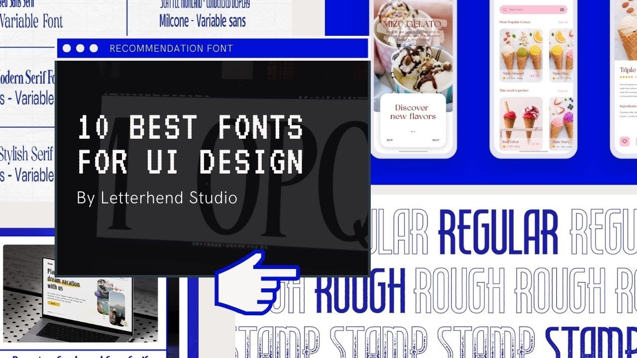 10 Best Font List for UI Design