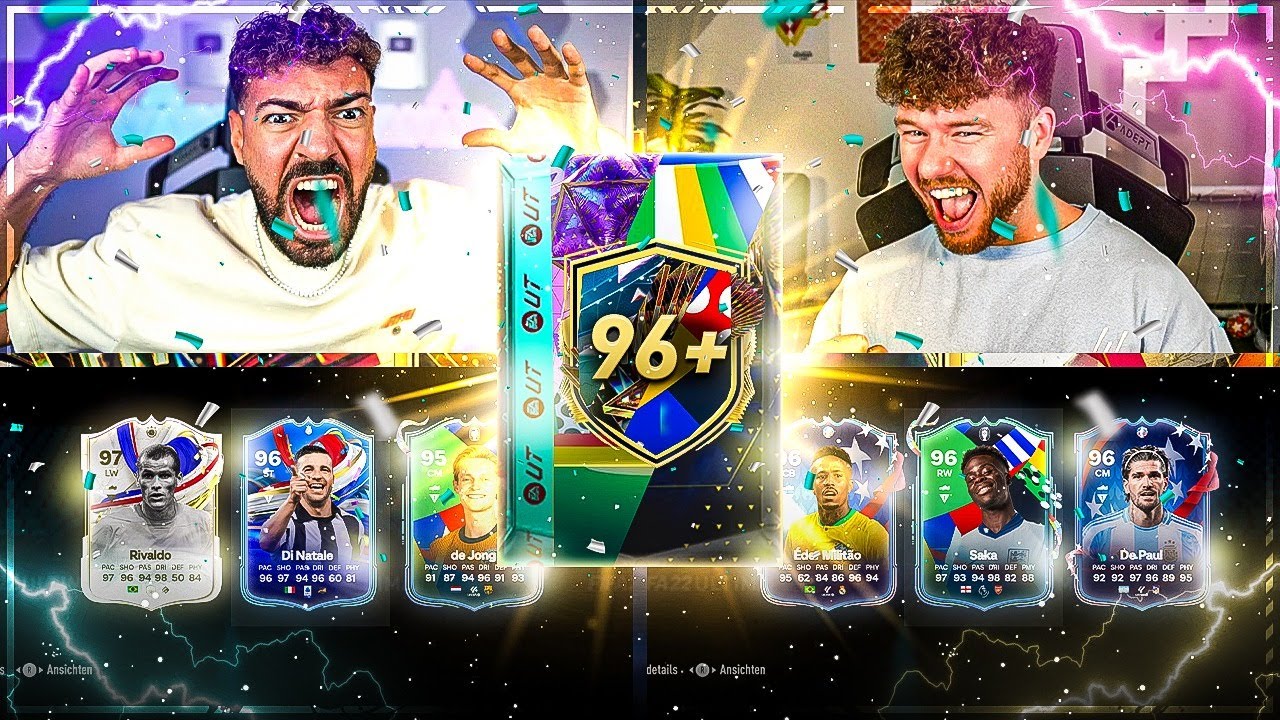 SOO KRASS 🚨 96+ EM WUNDERTÜTE PICK SQUAD BUILDER BATTLE 😱 Proownez vs Wakez !! EA FC 24