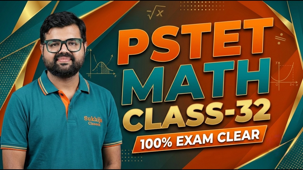 PSTET MATH CLASS-32.