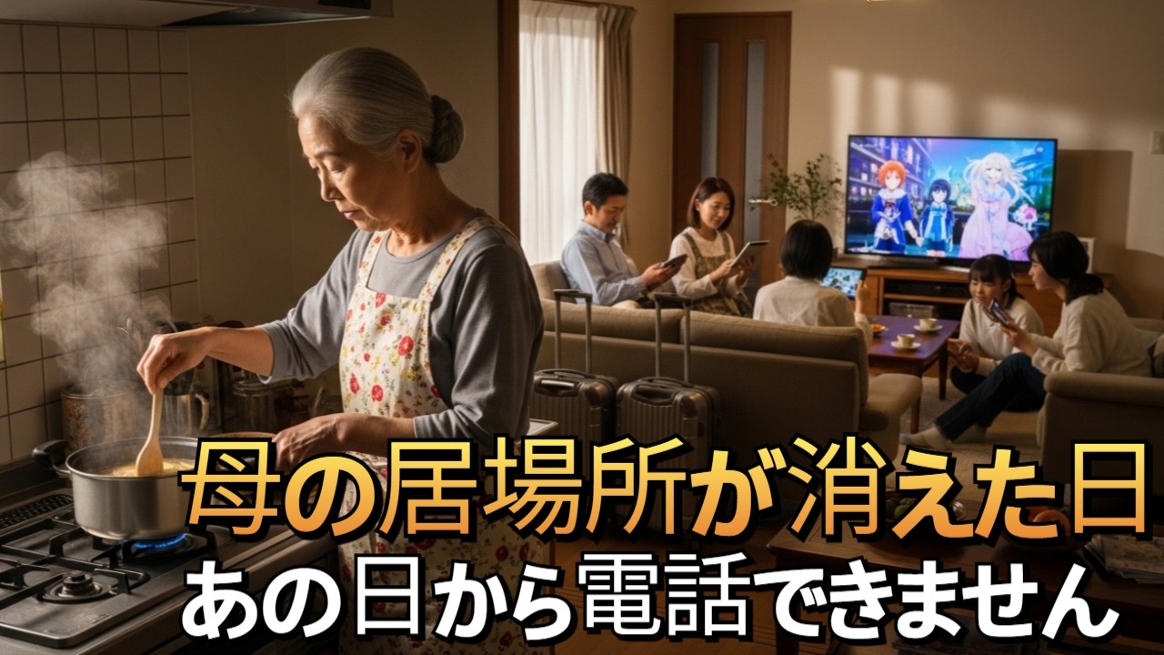 お盆の食卓で家の値段の話を聞きました…その時、私はもういない人のように感じました｜人生劇場シニア物語