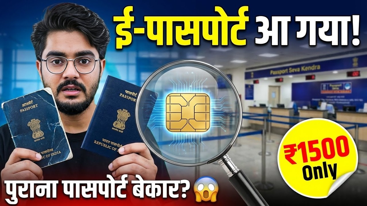 e Passport Kya Hai | Passport Seva 2.0 Launch | पुराने Passport का क्या होगा? 😱
