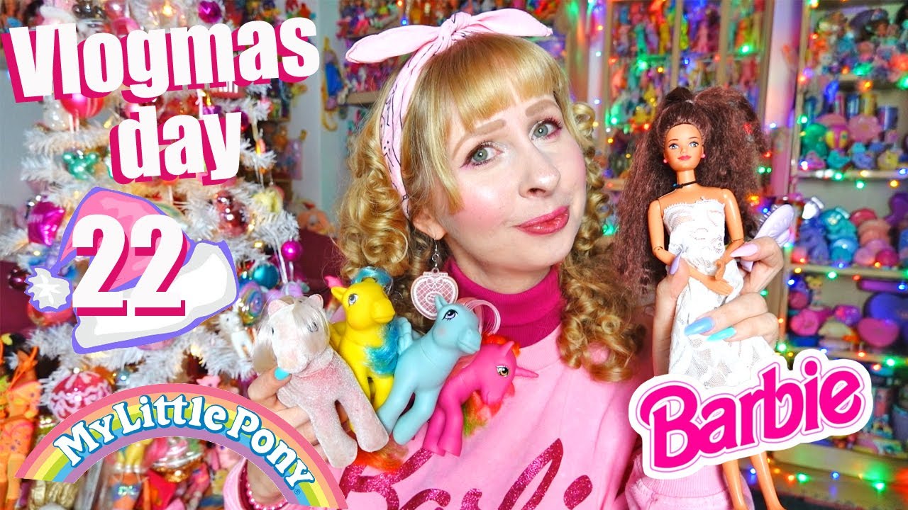 Vlogmas 2025 day 22 - G1 My Little Pony and 90s Barbie Inline Skating Midge
