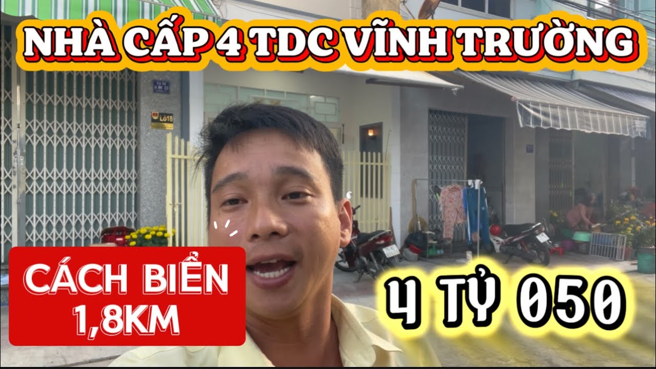 🏡 BÁN NHÀ TĐC VĨNH TRƯỜNG – NHA TRANG💥 4 TỶ 050 TRIỆU – SỔ RIÊNG – Ở NGAY