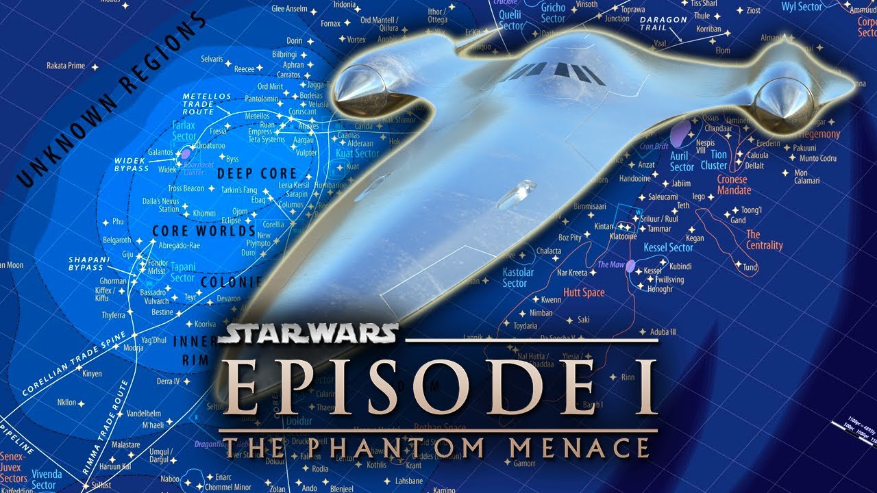 ALL Star Wars PLANETS visited in EPISODE 1 (Galaxy Map) - Star Wars Explained