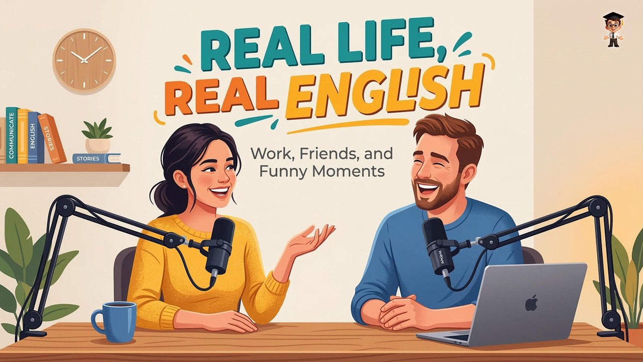 Learn Real Life English Conversations for Beginners | Listening Practice & Funny Stories