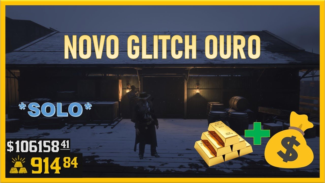 NOVO GLITCH SOLO E INFINITO DE OURO EM RED DEAD REDEMPTION 2 ONLINE