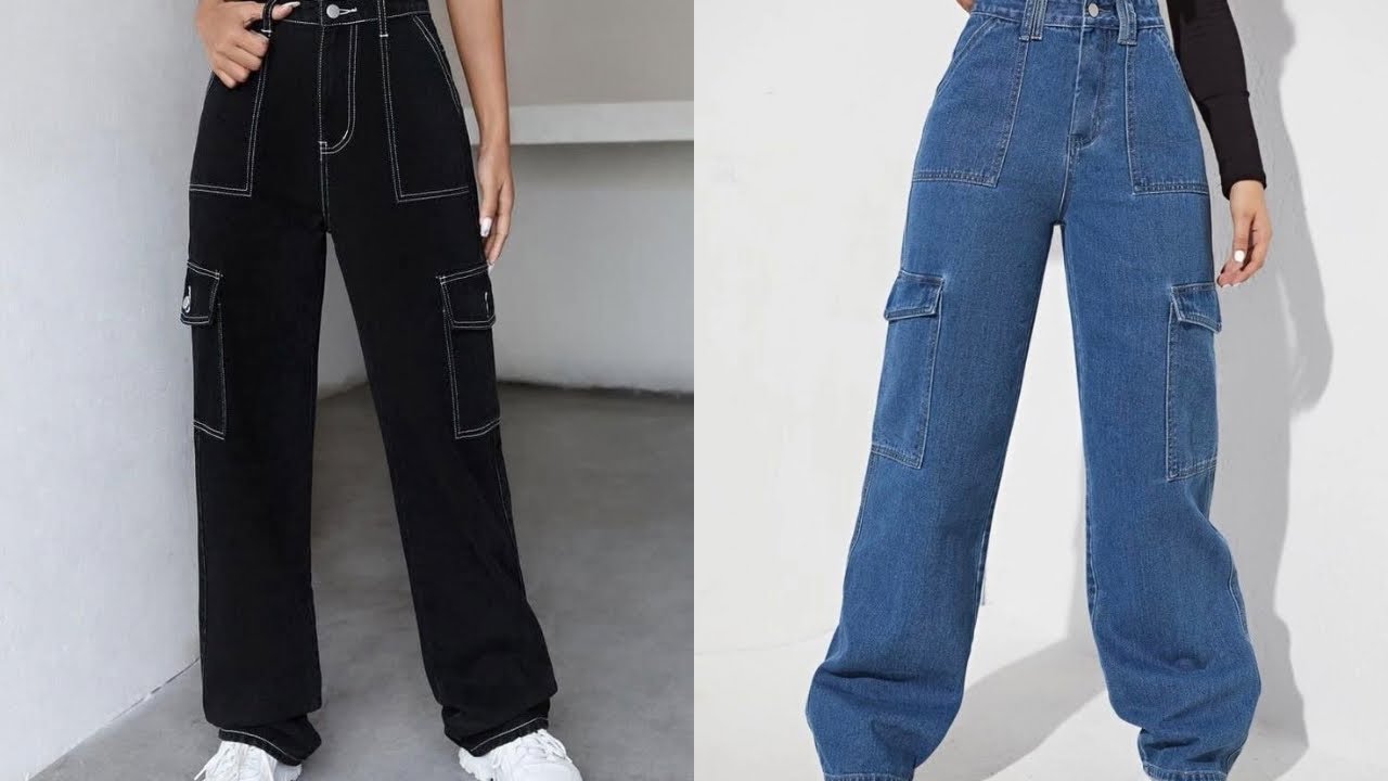 How Cut and Sew A DETAILED  JEAN TROUSER With Back POCKET and BELT HOLDER // ZIPPER FLY