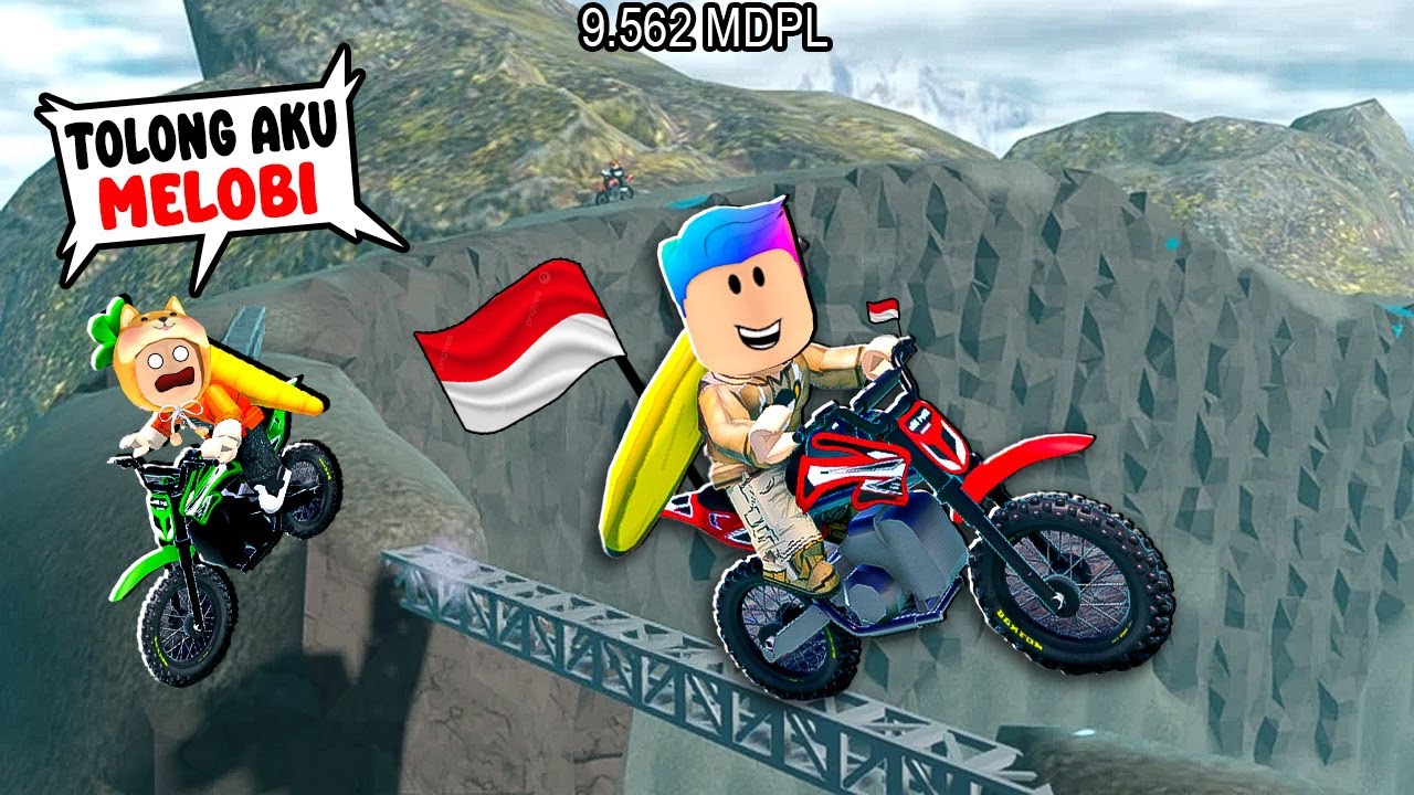 SKOBI MASUK JURANG!! KITA MENDAKI GUNUNG EVEREST PAKAI MOTOR!