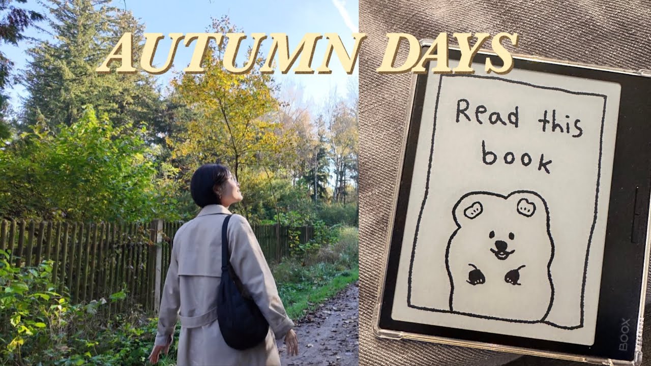 VLOG | 가을 일상🍁 이북리더기 오닉스 북스 페이지 구입📚 집에서 롤드컵 T1 경기 보기! 아직까지 잘 돌아다니는 임산부 일상🤰
