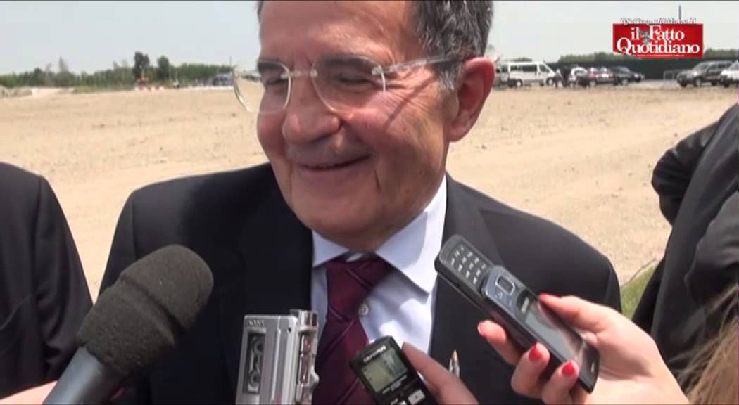 Tav. Prodi e Bersani all'inaugurazione della stazione a Reggio Emilia
